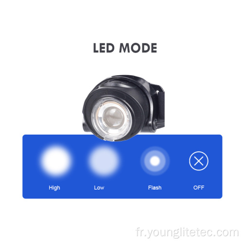 Réglage de l&#39;angle de la batterie à sec en plastique LED PHILLAMP